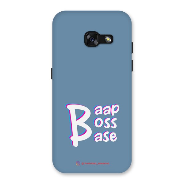 Baap Boss Base SteelBlue Back Case for Galaxy A3 (2017)