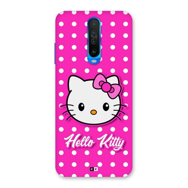 Baby Kitty Back Case for Poco X2