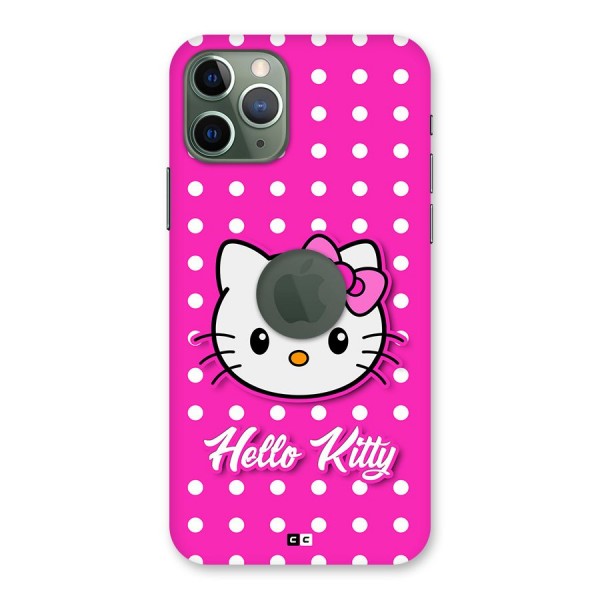 Baby Kitty Back Case for iPhone 11 Pro Logo Cut