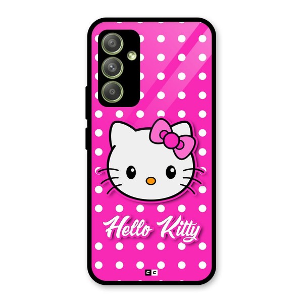 Baby Kitty Glass Back Case for Galaxy A54