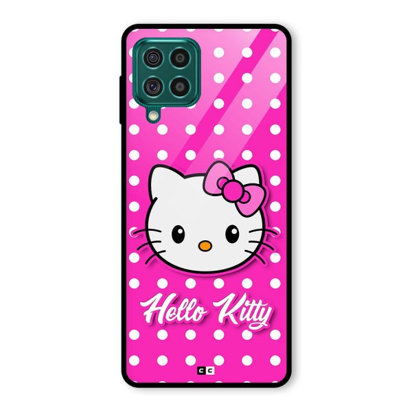 Baby Kitty Glass Back Case for Galaxy F62