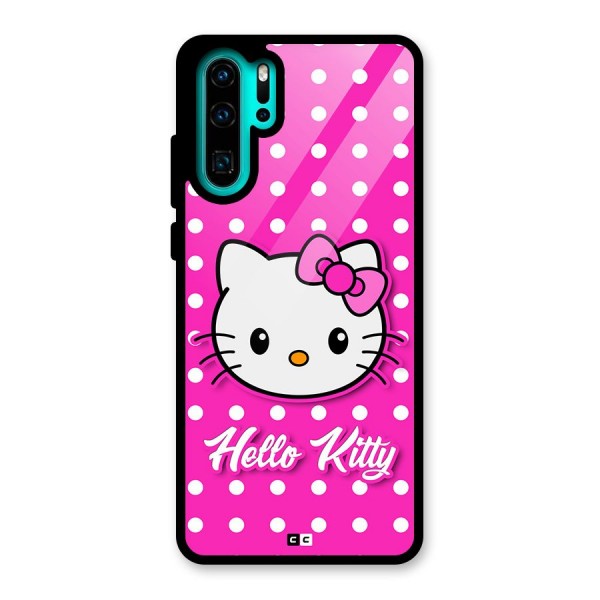 Baby Kitty Glass Back Case for Huawei P30 Pro