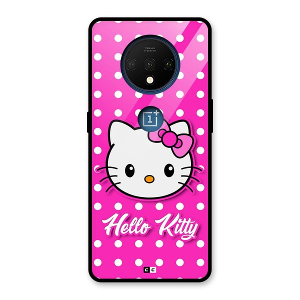 Baby Kitty Glass Back Case for OnePlus 7T