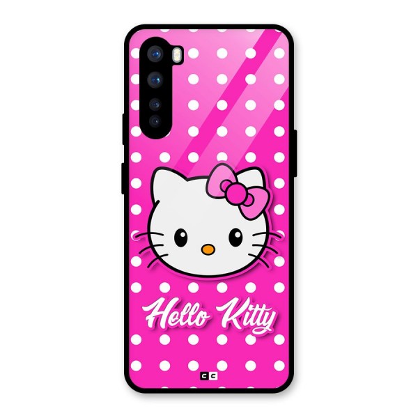 Baby Kitty Glass Back Case for OnePlus Nord
