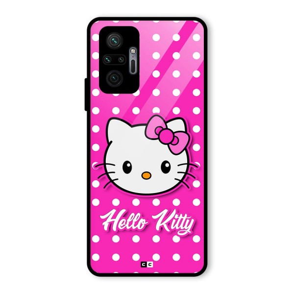 Baby Kitty Glass Back Case for Redmi Note 10 Pro Max