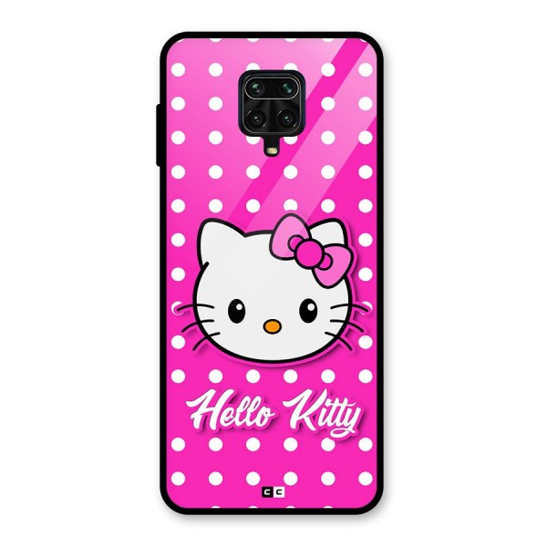 Baby Kitty Glass Back Case for Redmi Note 9 Pro Max