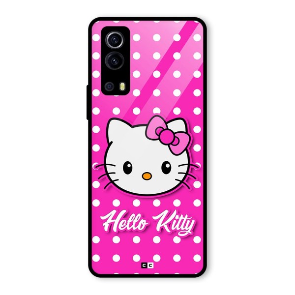 Baby Kitty Glass Back Case for Vivo iQOO Z3