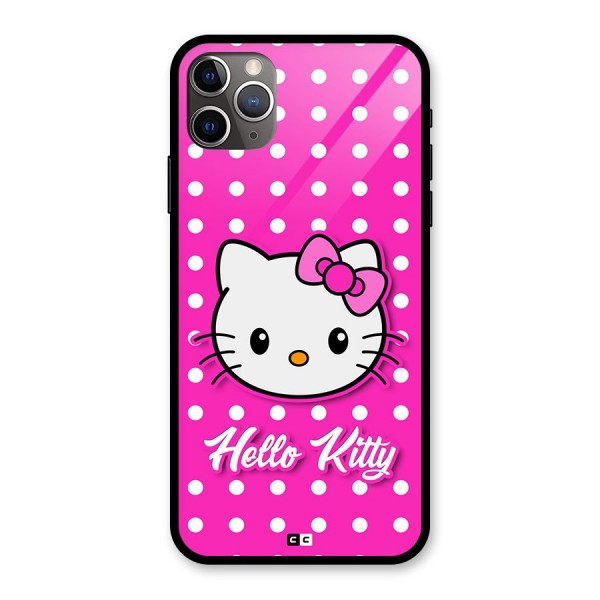 Baby Kitty Glass Back Case for iPhone 11 Pro Max