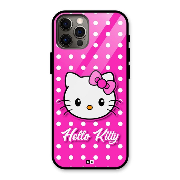 Baby Kitty Glass Back Case for iPhone 12 Pro