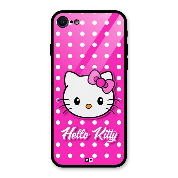 Baby Kitty Glass Back Case for iPhone SE 2022