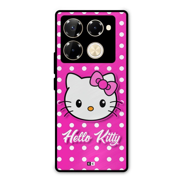 Baby Kitty Metal Back Case for Infinix Note 40 Pro