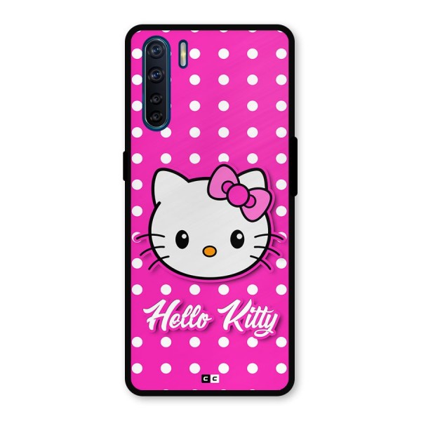 Baby Kitty Metal Back Case for Oppo F15