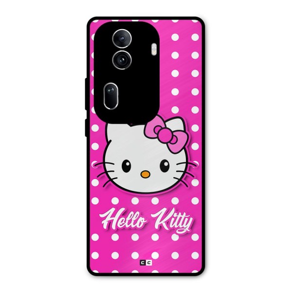 Baby Kitty Metal Back Case for Oppo Reno11 Pro 5G