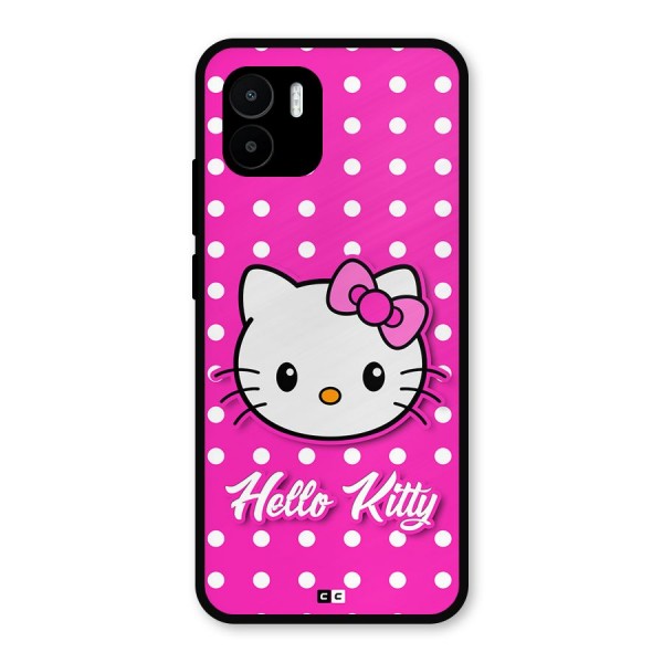 Baby Kitty Metal Back Case for Redmi A1