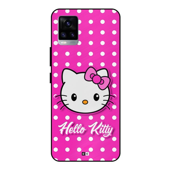 Baby Kitty Metal Back Case for Vivo V20