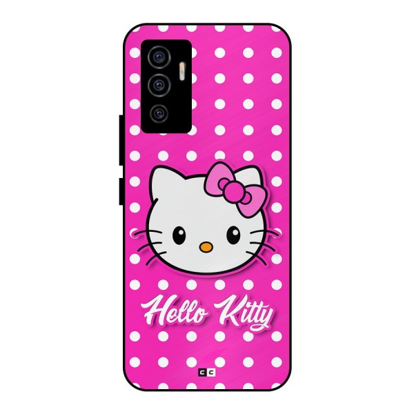 Baby Kitty Metal Back Case for Vivo V23e