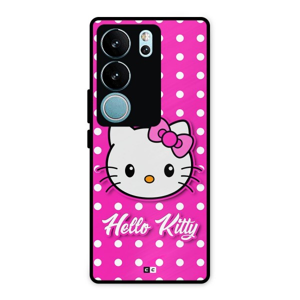 Baby Kitty Metal Back Case for Vivo V29