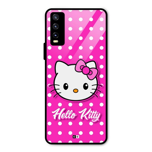 Baby Kitty Metal Back Case for Vivo Y20i