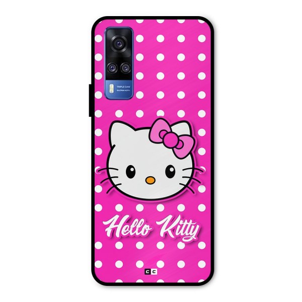 Baby Kitty Metal Back Case for Vivo Y51A