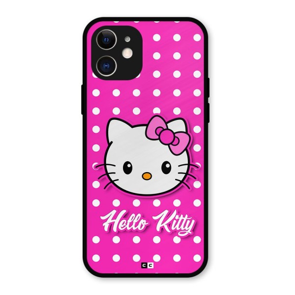 Baby Kitty Metal Back Case for iPhone 12