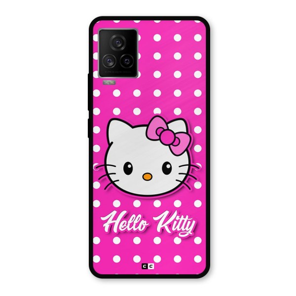 Baby Kitty Metal Back Case for iQOO 7 Legend 5G