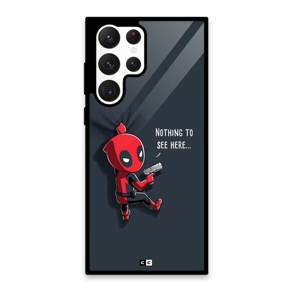 Baby Wade Glass Back Case for Galaxy S22 Ultra 5G
