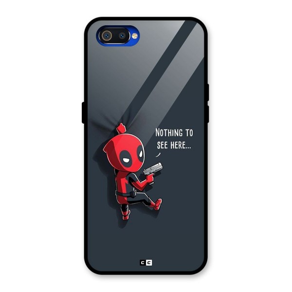 Baby Wade Glass Back Case for Realme C2