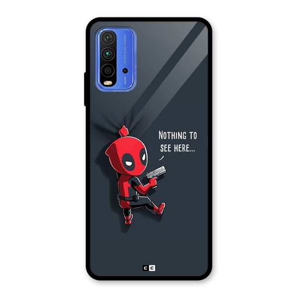 Baby Wade Glass Back Case for Redmi 9 Power