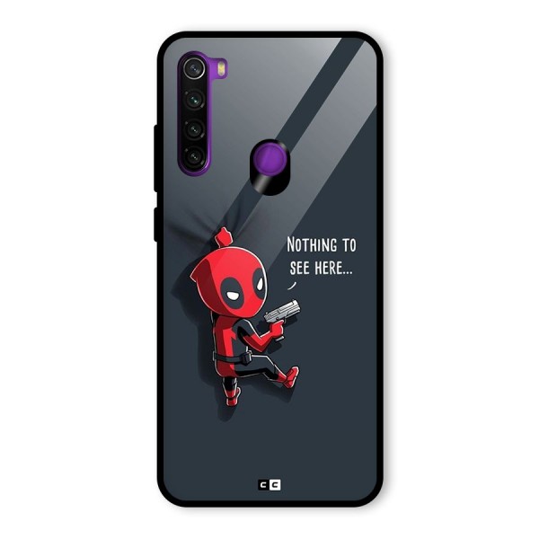 Baby Wade Glass Back Case for Redmi Note 8