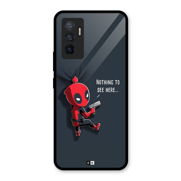 Baby Wade Glass Back Case for Vivo V23e