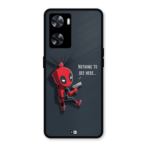 Baby Wade Metal Back Case for Oppo A57 2022