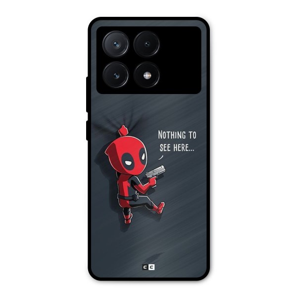 Baby Wade Metal Back Case for Poco X6 Pro