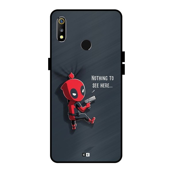 Baby Wade Metal Back Case for Realme 3