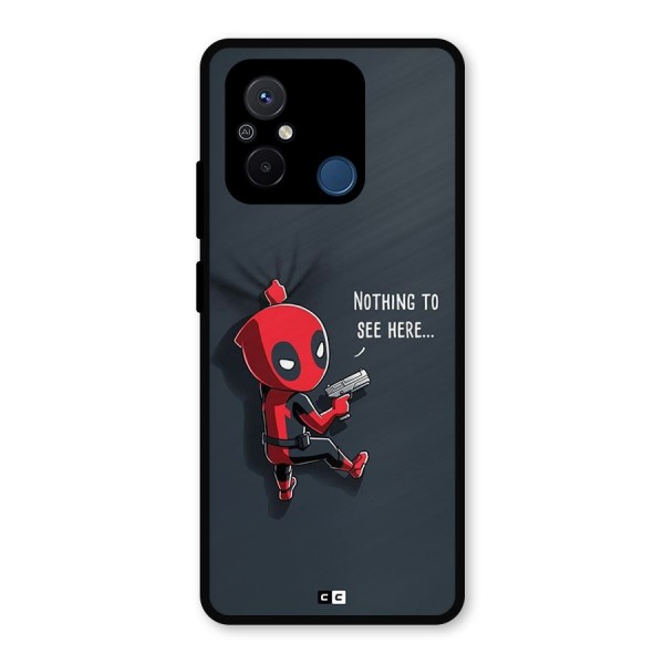 Baby Wade Metal Back Case for Redmi 12C