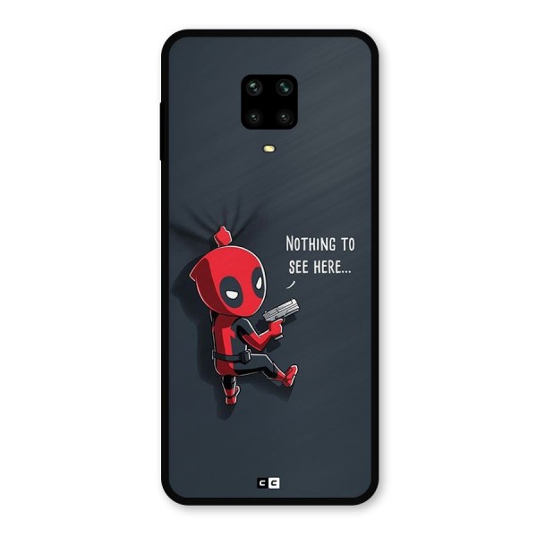 Baby Wade Metal Back Case for Redmi Note 9 Pro Max