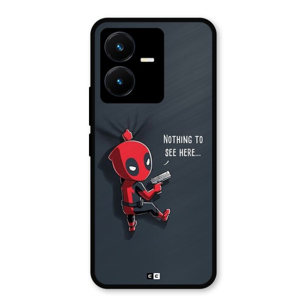 Baby Wade Metal Back Case for Vivo Y22