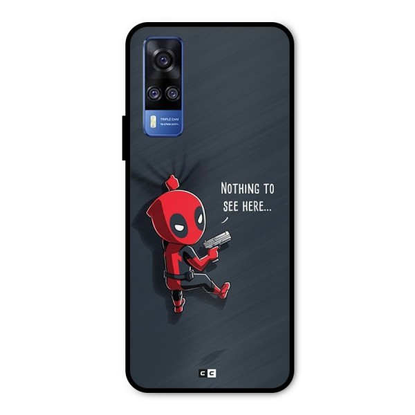 Baby Wade Metal Back Case for Vivo Y51A