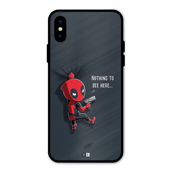 Baby Wade Metal Back Case for iPhone XS