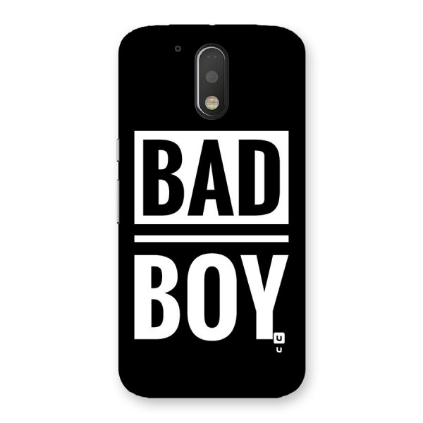 Bad Boy Back Case for Moto G4 Plus