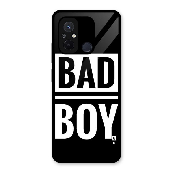 Bad Boy Glass Back Case for Redmi 12C