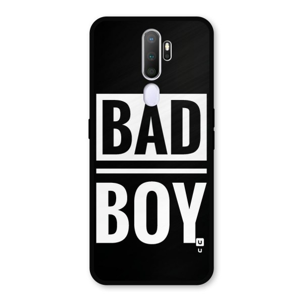 Bad Boy Metal Back Case for Oppo A5 (2020)