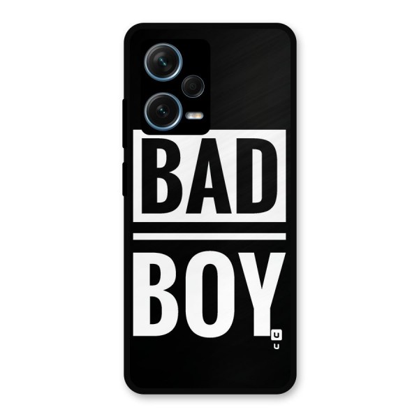 Bad Boy Metal Back Case for Redmi Note 12 Pro Plus 5G