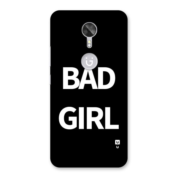 Bad Girl Attitude Back Case for Gionee A1