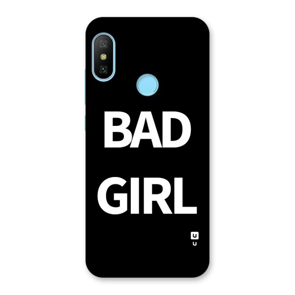 Bad Girl Attitude Back Case for Redmi 6 Pro