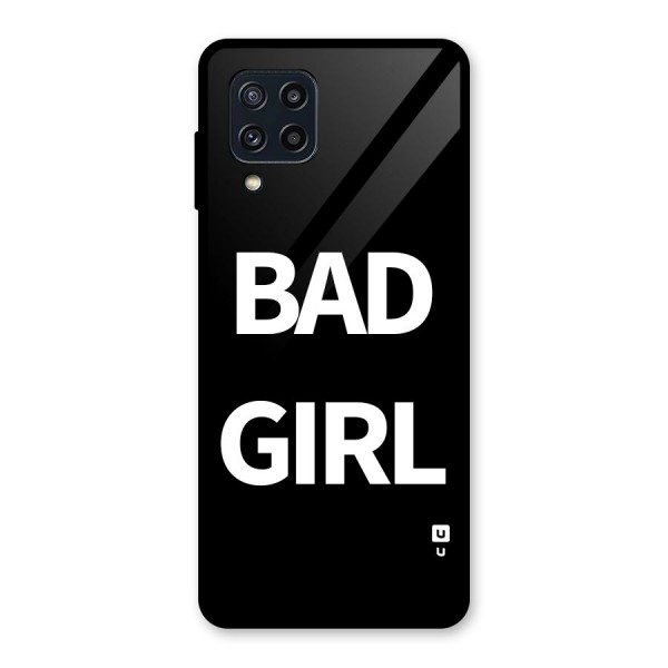 Bad Girl Attitude Glass Back Case for Galaxy M32