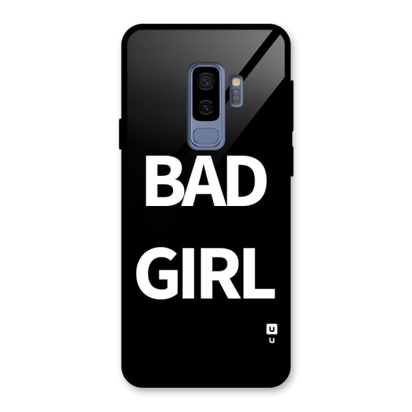 Bad Girl Attitude Glass Back Case for Galaxy S9 Plus