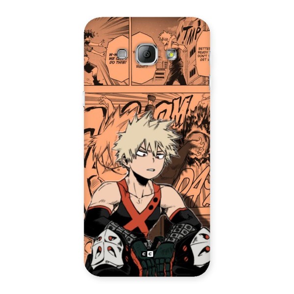 Bakugo Anime Manga Back Case for Galaxy A8