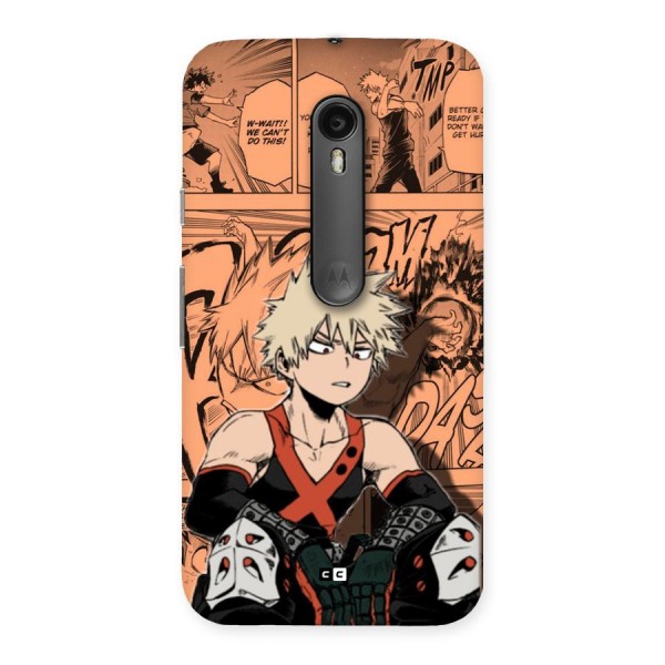 Bakugo Anime Manga Back Case for Moto G3