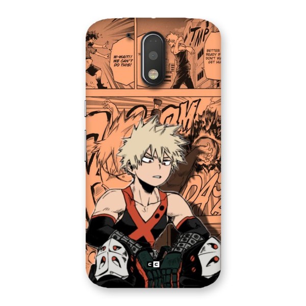 Bakugo Anime Manga Back Case for Moto G4