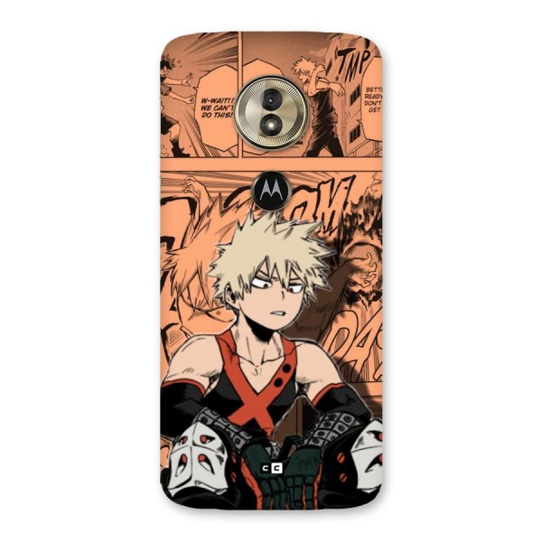 Bakugo Anime Manga Back Case for Moto G6 Play